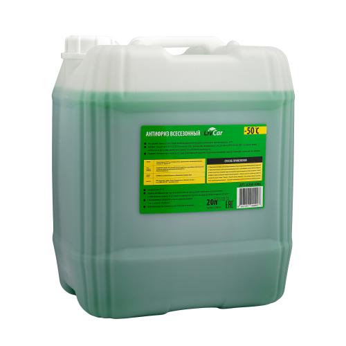 Антифриз оптом: LIVCAR COOLANT -50°С Зелёный
