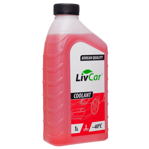 Антифриз оптом: LivCar COOLANT -40°С Красный