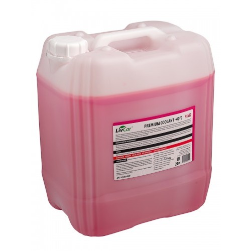 Антифриз оптом: LivCar PREMIUM COOLANT -40°С Розовый