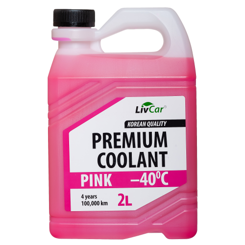 Антифриз оптом: LivCar PREMIUM COOLANT -40°С Розовый