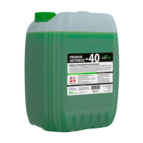 Антифриз оптом: Антифриз LivCar Premium JIS -40 Зелёный