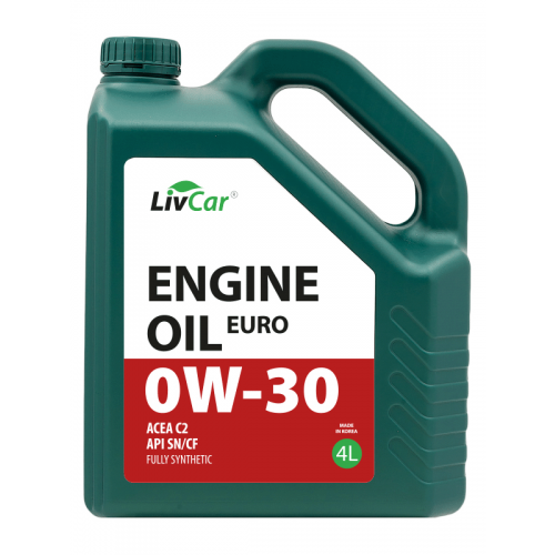 Моторное масло LivCar оптом: LIVCAR EURO ENGINE OIL 0W30 ACEA C2 API SN/CF