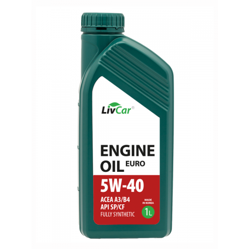 Моторное масло LivCar оптом: LIVCAR EURO ENGINE OIL 5W40 ACEA A3/B4  API SP/CF