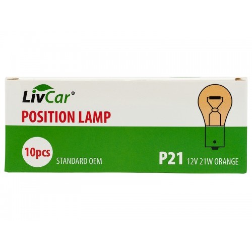 LIVCAR POSITION LAMP P21 Orange
