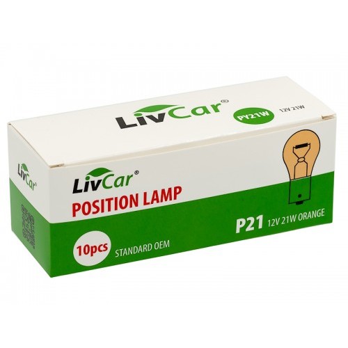 LIVCAR POSITION LAMP P21 Orange