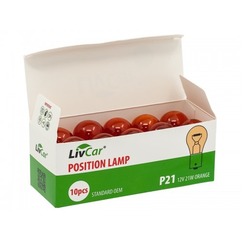 LIVCAR POSITION LAMP P21 Orange