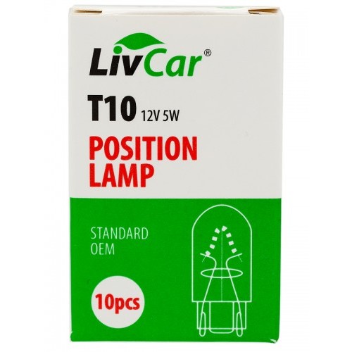 LIVCAR POSITION LAMP T10