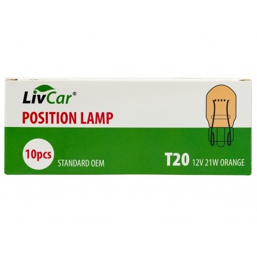 LIVCAR POSITION LAMP T20 Orange