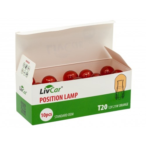 LIVCAR POSITION LAMP T20 Orange