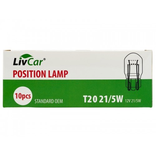 LIVCAR POSITION LAMP T20 21/5W