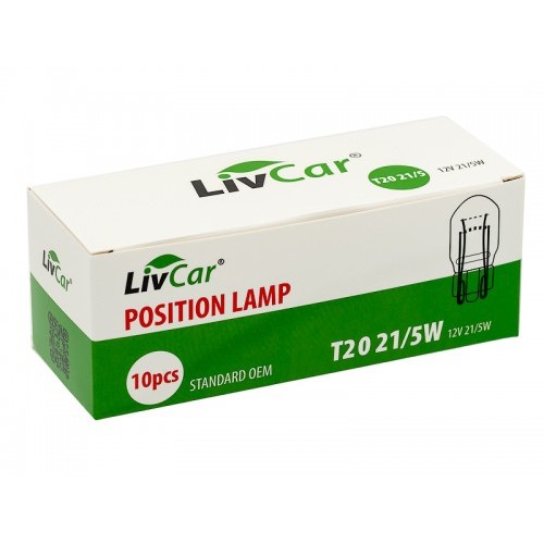 LIVCAR POSITION LAMP T20 21/5W