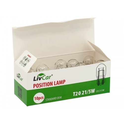 LIVCAR POSITION LAMP T20 21/5W